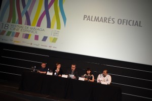 Lectura del Palmarés de la 18 edición del Festival de Málaga. Cine Español. Ana Belén Fernández